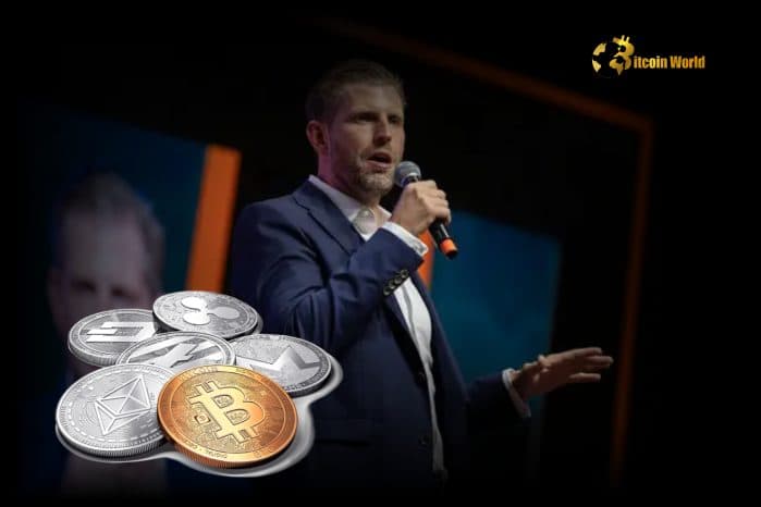 Image for Eric Trump Endorses "Buy the Dips" Strategy Following $18.6 Million Crypto Acquisition by Trump-Backed Entity