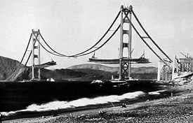 Image for Rare 1935 Image Highlights Dual Construction of San Francisco's Iconic Bridges