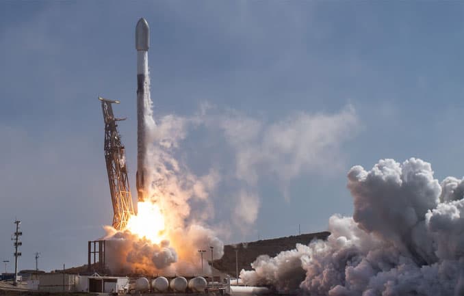 Image for SpaceX Falcon 9 Booster 1067 Achieves 30th Flight Milestone with 28 Starlink Satellites