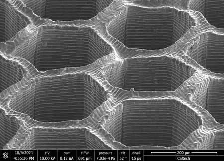 Image for 3D Printed Copper-Nickel Alloy Achieves Nearly Fourfold Strength Increase at Caltech