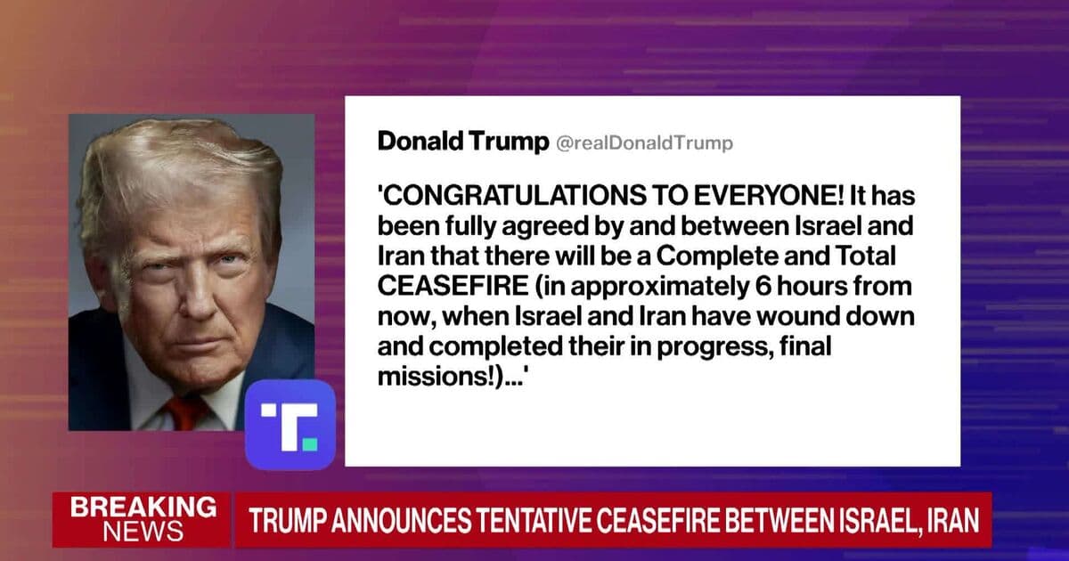 Image for Ceasefire Declared After Iran's Telegraphed Strike on US Base Yields No Casualties