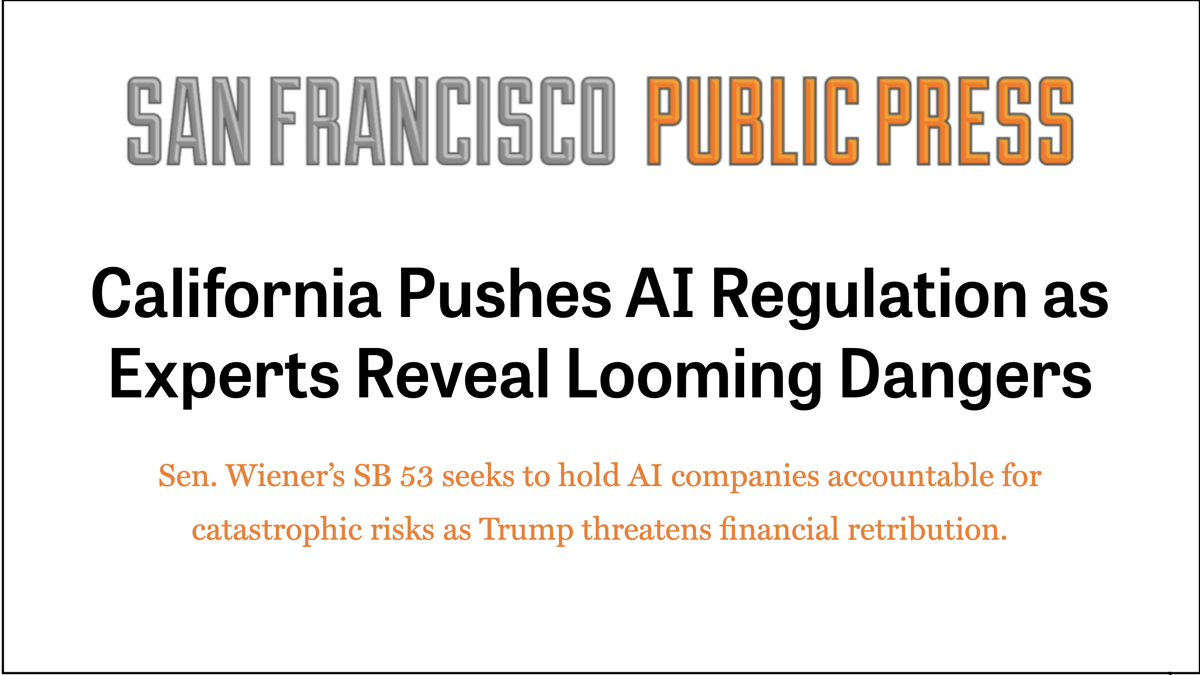 Image for California's SB 53, the 'Transparency in Frontier Artificial Intelligence Act,' Nears Enactment