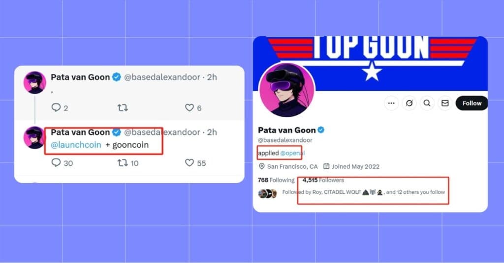 Image for Pata van Goon's GOONC Meme Coin Reaches $54.6 Million Market Cap Amidst Solana Surge