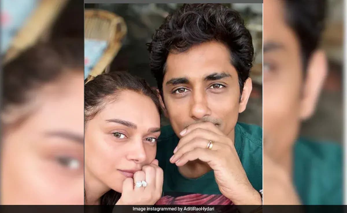 Image for From a Quiet Marriage to a Public Engagement: Aditi Rao Hydari's Journey of Love with Satyadeep Misra and Siddharth