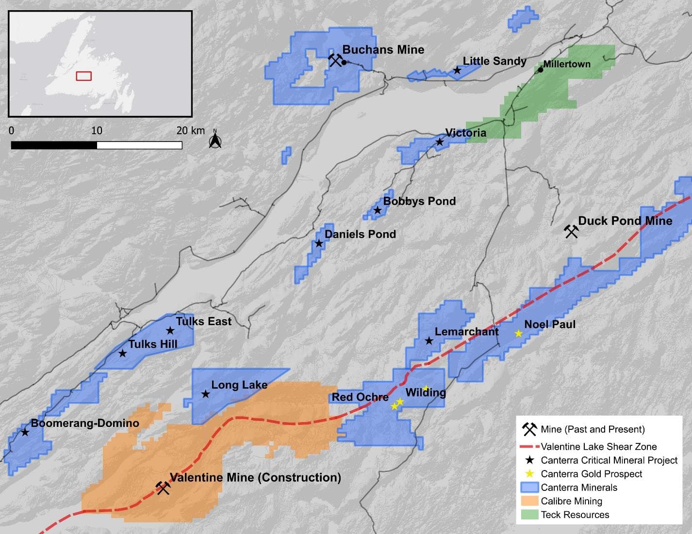 Image for Canterra Minerals Identifies Multiple Large-Scale Anomalies at Buchans Project, Commences Phase 3 Drilling
