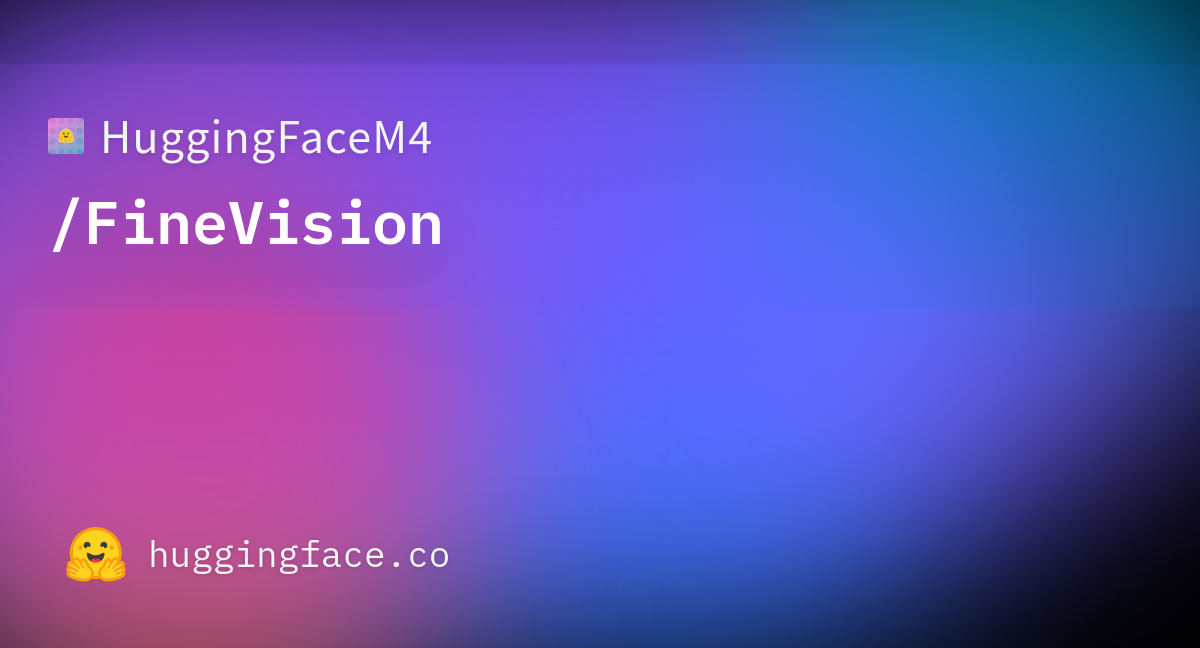 Image for FineVision Dataset Unveiled by Hugging Face, Boasting 24 Million Samples and Up to 46.3% Performance Gains