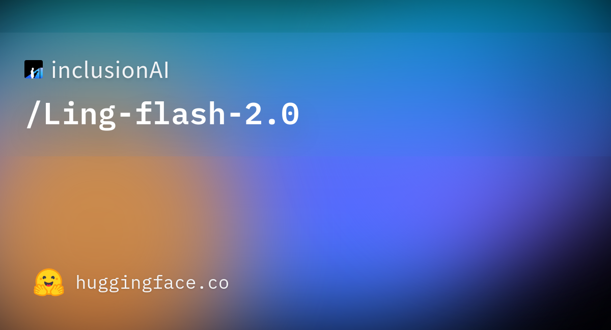 Image for Ling-flash-2.0, a 100 Billion Parameter MoE LLM, Open-Sourced with 3x Speed and 40B Dense Model Performance
