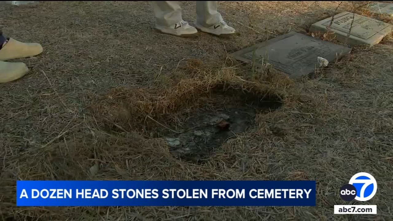 Image for At Least 18 Headstones Stolen from Historic Compton Cemetery
