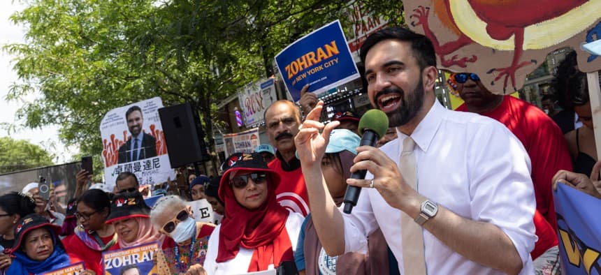 Image for Zohran Mamdani Vows Policy Enactment with '1/3 of Vote' Support, Drawing Criticism