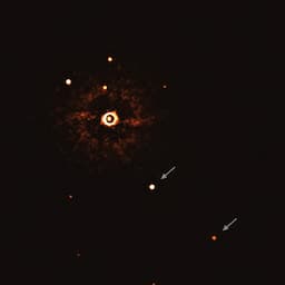 ESO Telescope Captures First Direct Image of Two Exoplanets Orbiting a Sun-Like Star