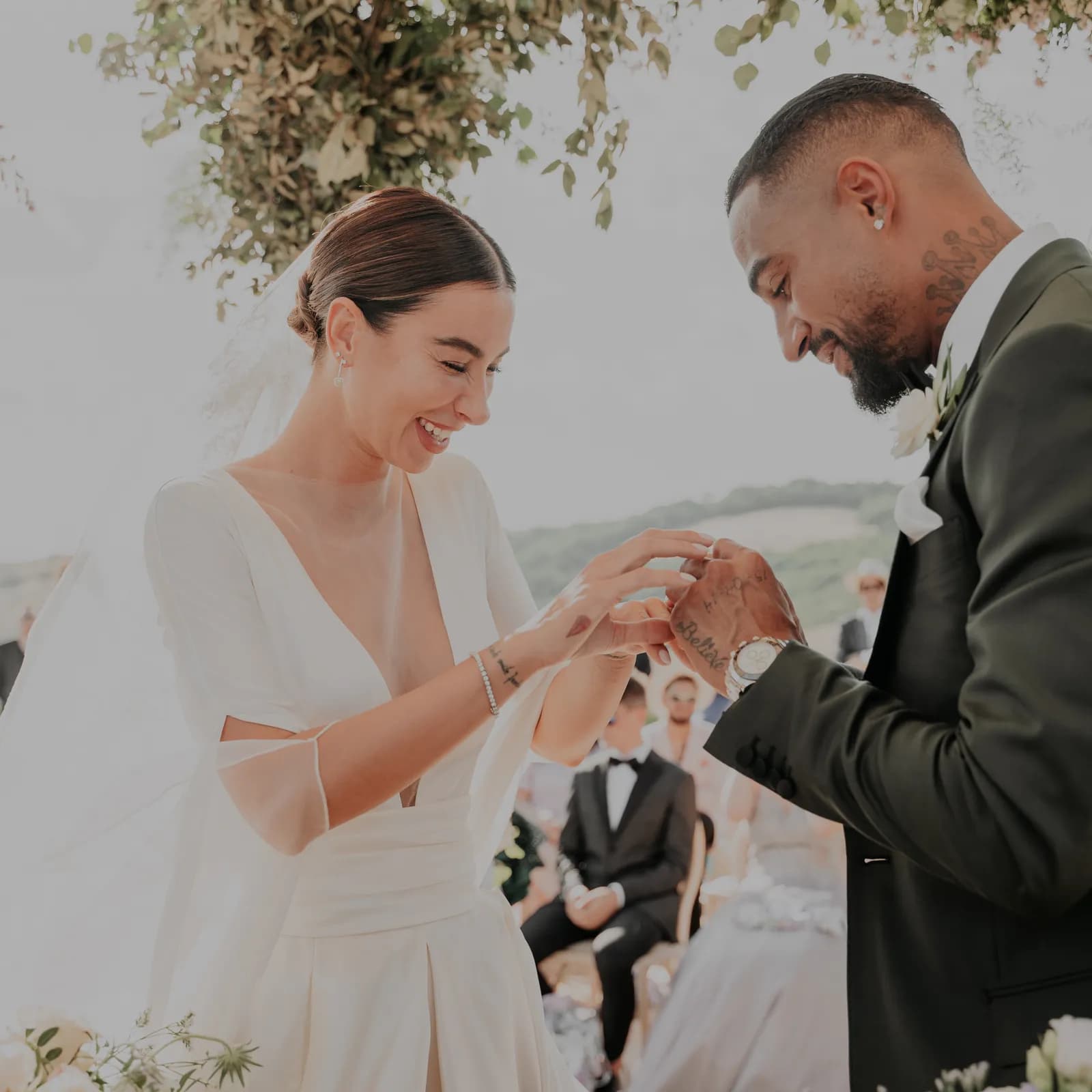 Image for From Early Love to High-Profile Marriages: Kevin-Prince Boateng's Romantic Journey with Melissa Satta and Valentina Fradegrada
