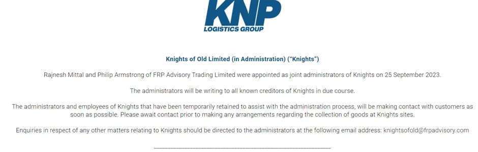 Image for 700 Jobs Lost as 158-Year-Old KNP Logistics Collapses After £5 Million Akira Ransomware Attack