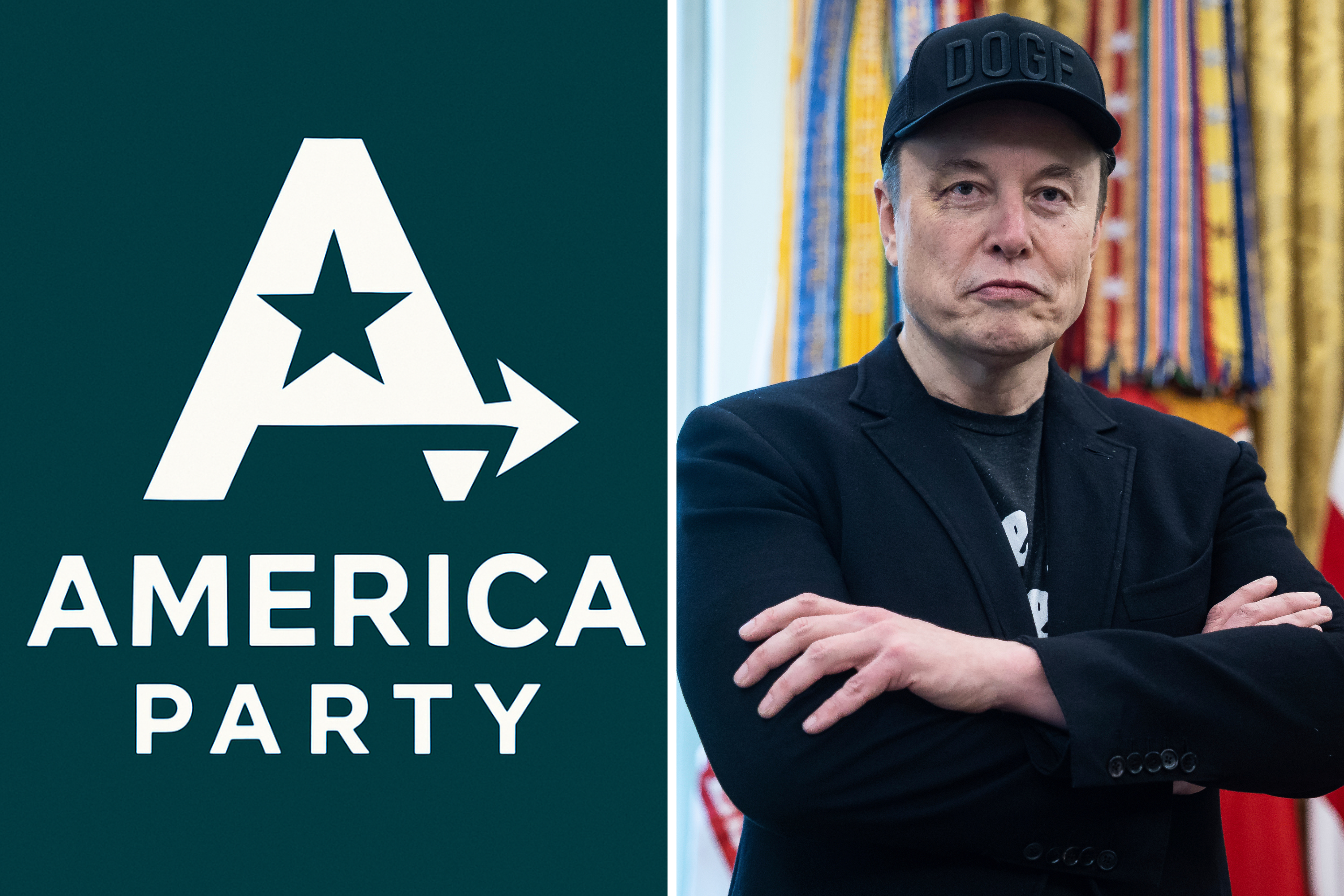 Image for Ravikant Declares Elon Musk's "New Startup is the USA," Hints at "America Party" Formation