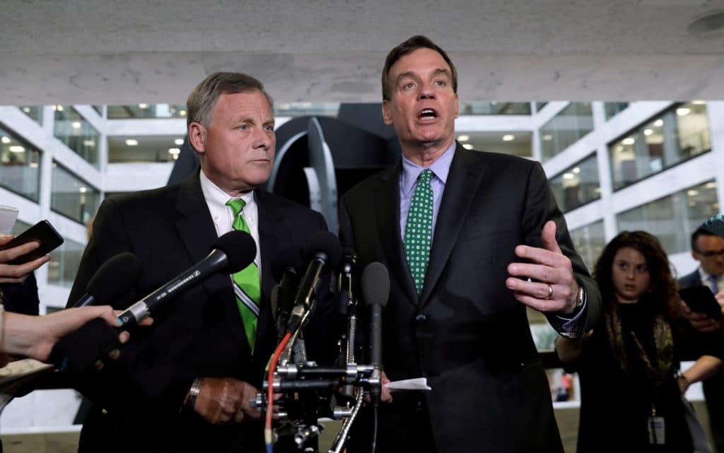Image for Senators Warner and Schiff Address 'Kristi Noem Propaganda' in Late-Night Capitol Hill Session