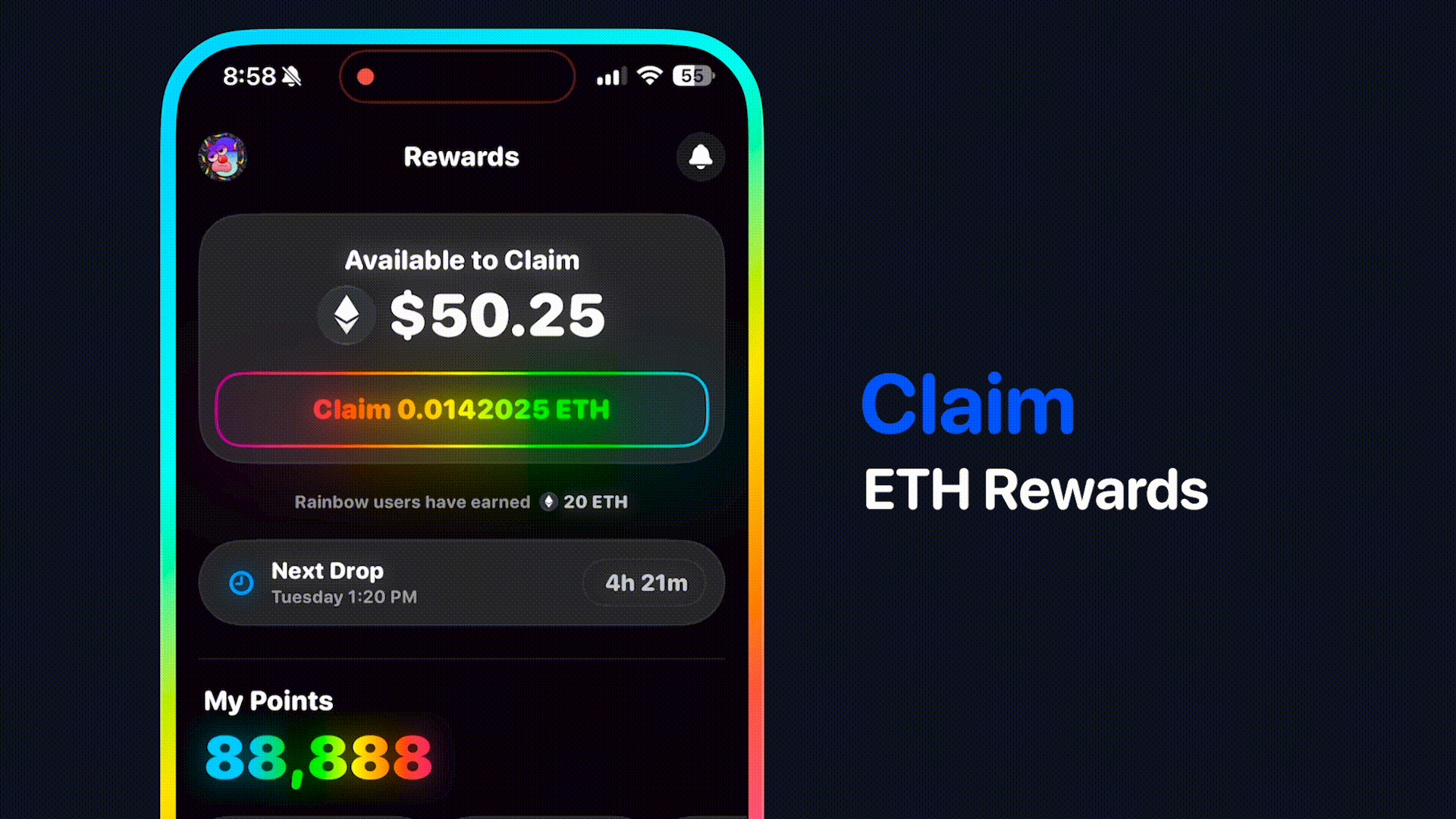 Image for Rainbow Wallet Distributes Weekly ETH Rewards to Top 1,000 Users, Fuels Token Airdrop Speculation
