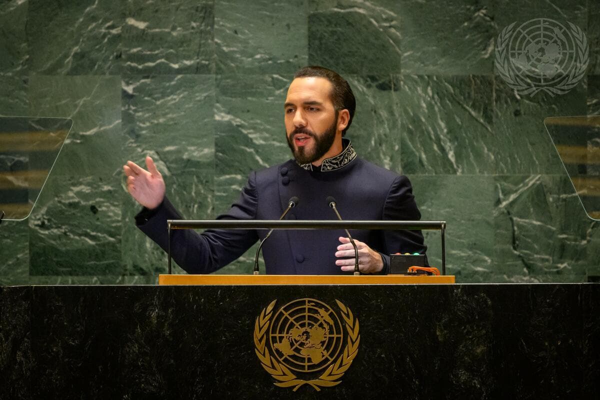 Image for El Salvador's President Bukele Absent from 80th UN General Assembly, Labels Proceedings 'Pointless'