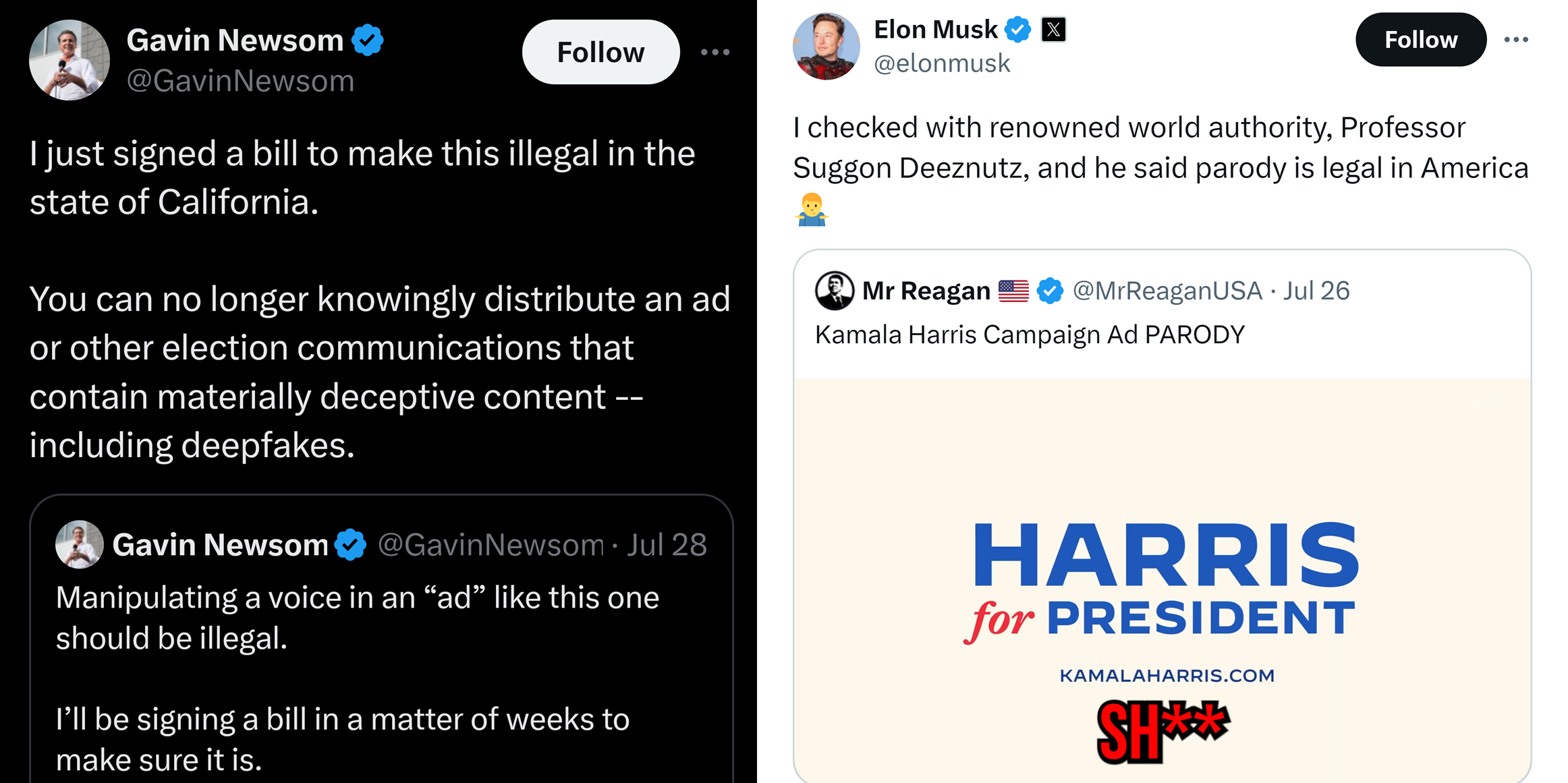 Image for Parody Account Amasses Over 1,800 Followers with Fictional Gavin Newsom 2028 Presidential Bid