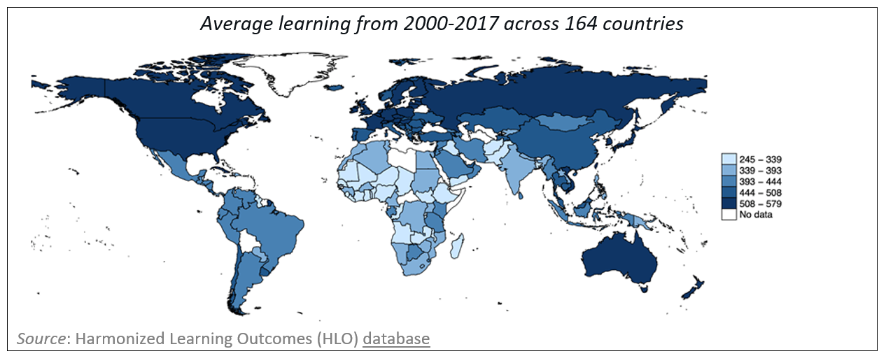 Image for Learning Outcomes and National IQ Maps Show Strong Correlation, World Bank Data Suggests