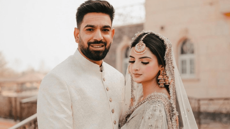 Image for Haris Rauf's Journey to Matrimony: A Look at the Cricketer's Public Love Story with Muzna Masood Malik