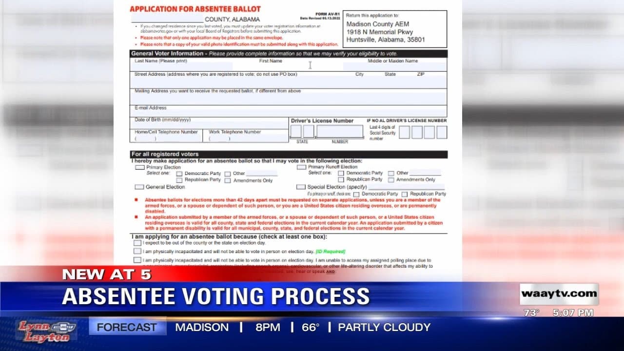 Image for Alabama Absentee Ballots Face Up to 8% Rejection Rate Amidst Lack of Curing Process