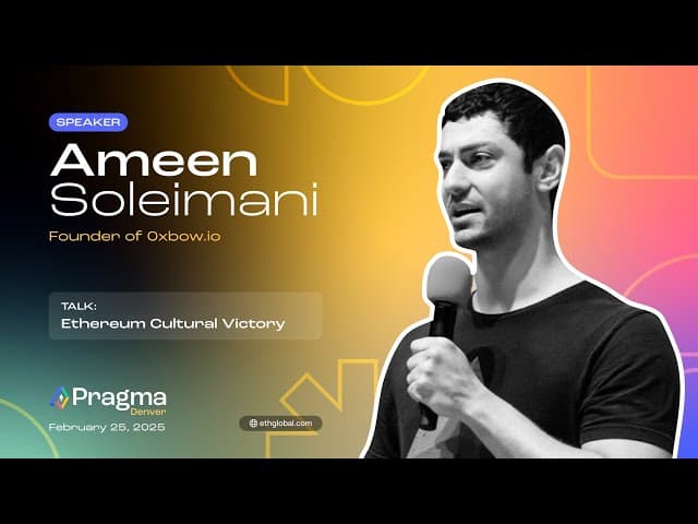 Image for Ameen Soleimani Declares Ethereum 'Fundamentally Incompatible' with Sanctions Laws