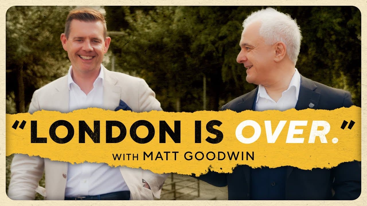 Image for Matthew Goodwin Declares London "Over," Citing Rapid Demographic Shifts and Rising Crime
