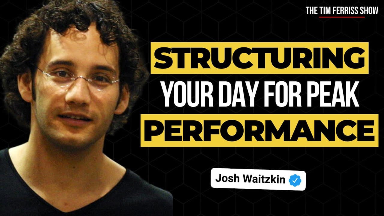 Image for Josh Waitzkin: Elite Performance Requires 10/10 Intensity and 1/10 Rest, Not the 'Simmering Six'