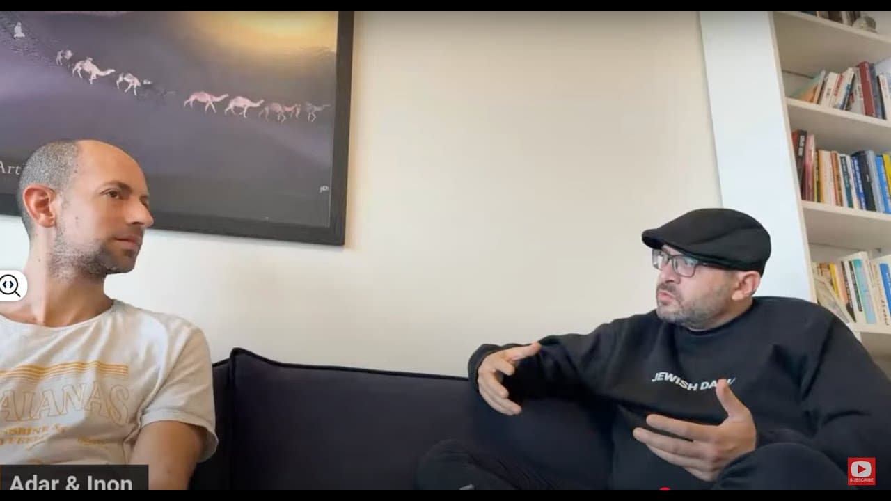 Image for Prominent Peace Activist Adar Weinreb Interviews Inon Dan Kehati, Labeling Him a "Jewish Supremacist"