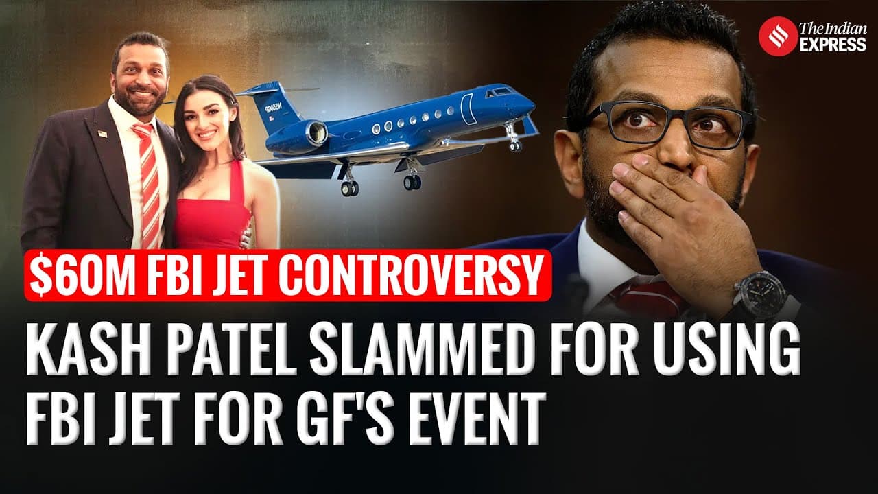 Image for FBI Director Kash Patel Faces Scrutiny Over Jet Use, Senior Official Fired Amid Controversy
