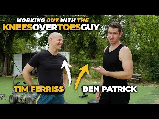 Image for Tim Ferriss Features "Kneesovertoesguy" Ben Patrick in Latest Podcast Episode, Highlighting Innovative Joint Health Philosophy