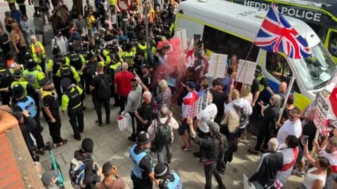 Image for Counter-Protests Mark August 2025 with Widespread Demonstrations