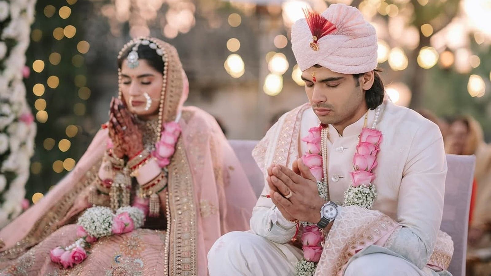 Image for From Private Focus to Public Vows: Neeraj Chopra's Journey to Marriage with Himani Mor