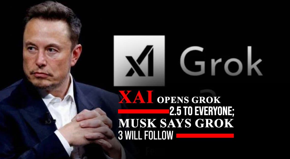 Image for xAI Open-Sources Grok 2.5, Pledges Grok 3 Release in Six Months Amidst AI Openness Debate