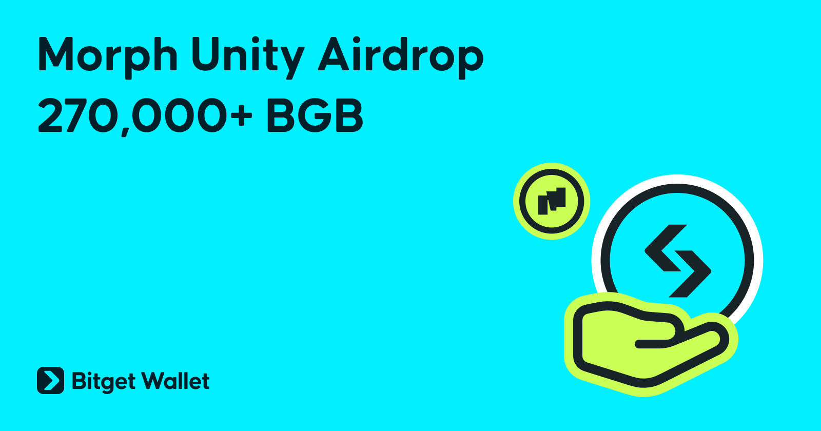 Image for Bitget Wallet Opens Claim for 220 Million BGB Unity Airdrop on Morph Network