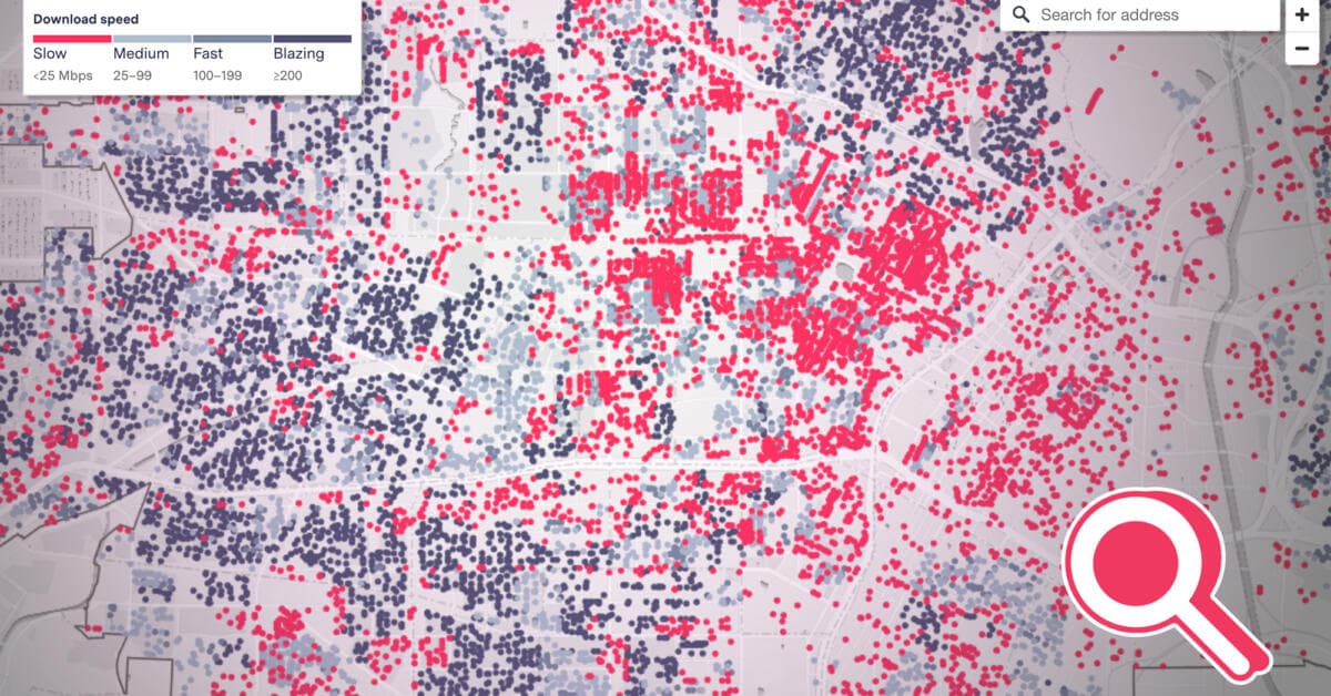 Image for Major ISPs Charged Less-Affluent Neighborhoods Up to 400 Times More Per Megabit for Same-Priced Internet