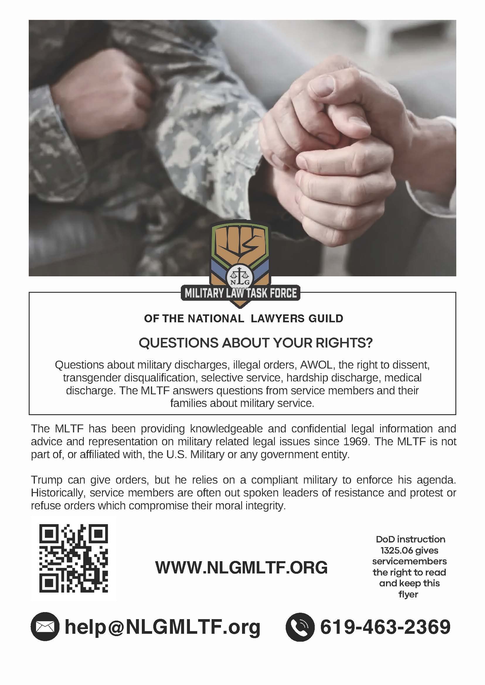 Image for National Lawyers Guild Advises Military on Legality of Orders, Drawing Criticism