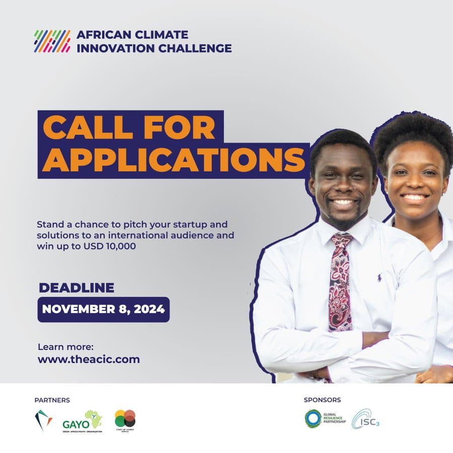 Image for African Climate Innovation Challenge: 10 Key Things You Must Know