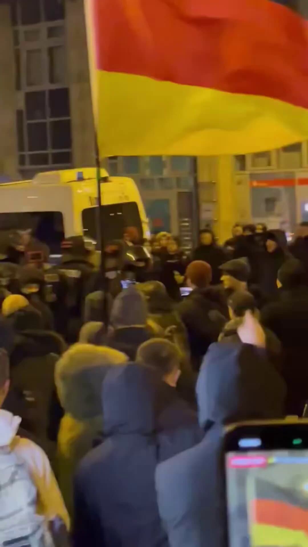 Image for Unverified Social Media Claim Alleges Diplomatic Complaint Over Protest Incident in Germany