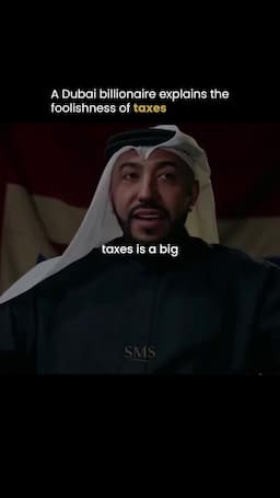 Dubai's 0% Income Tax Model Underlines Billionaire's Controversial 'Stupid Americans' Remark