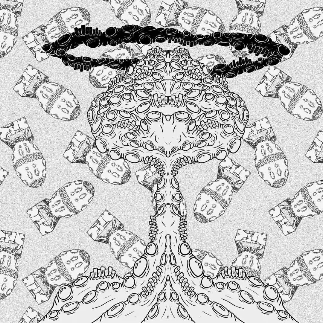 Image for EyesTeethFlesh's "BIGBOMB" NFT Editions Nearing Sell-Out with 5 of 10 Already Acquired