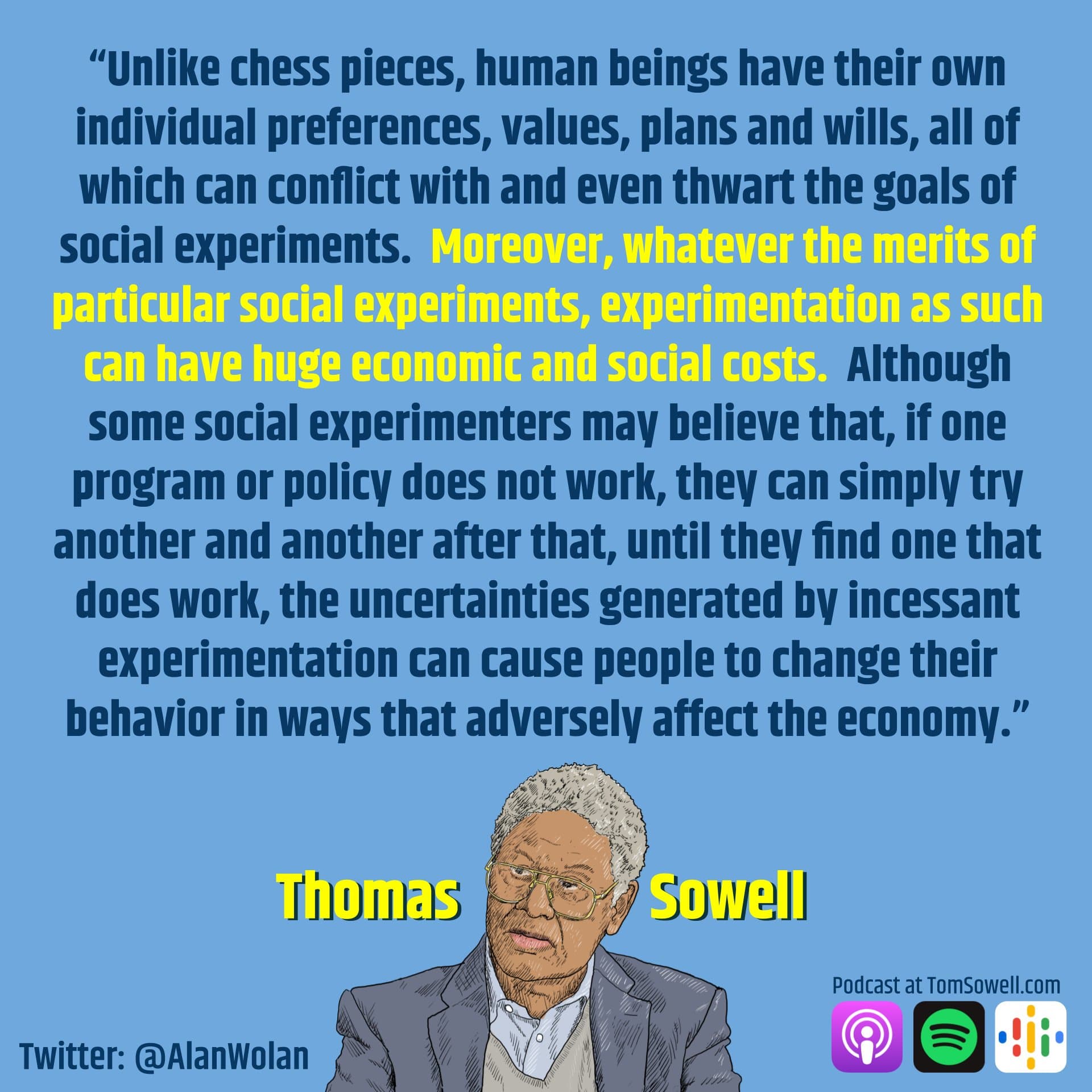 Image for Thomas Sowell Quotes Account Declares "That Was a Lie" in Unspecified Social Media Post