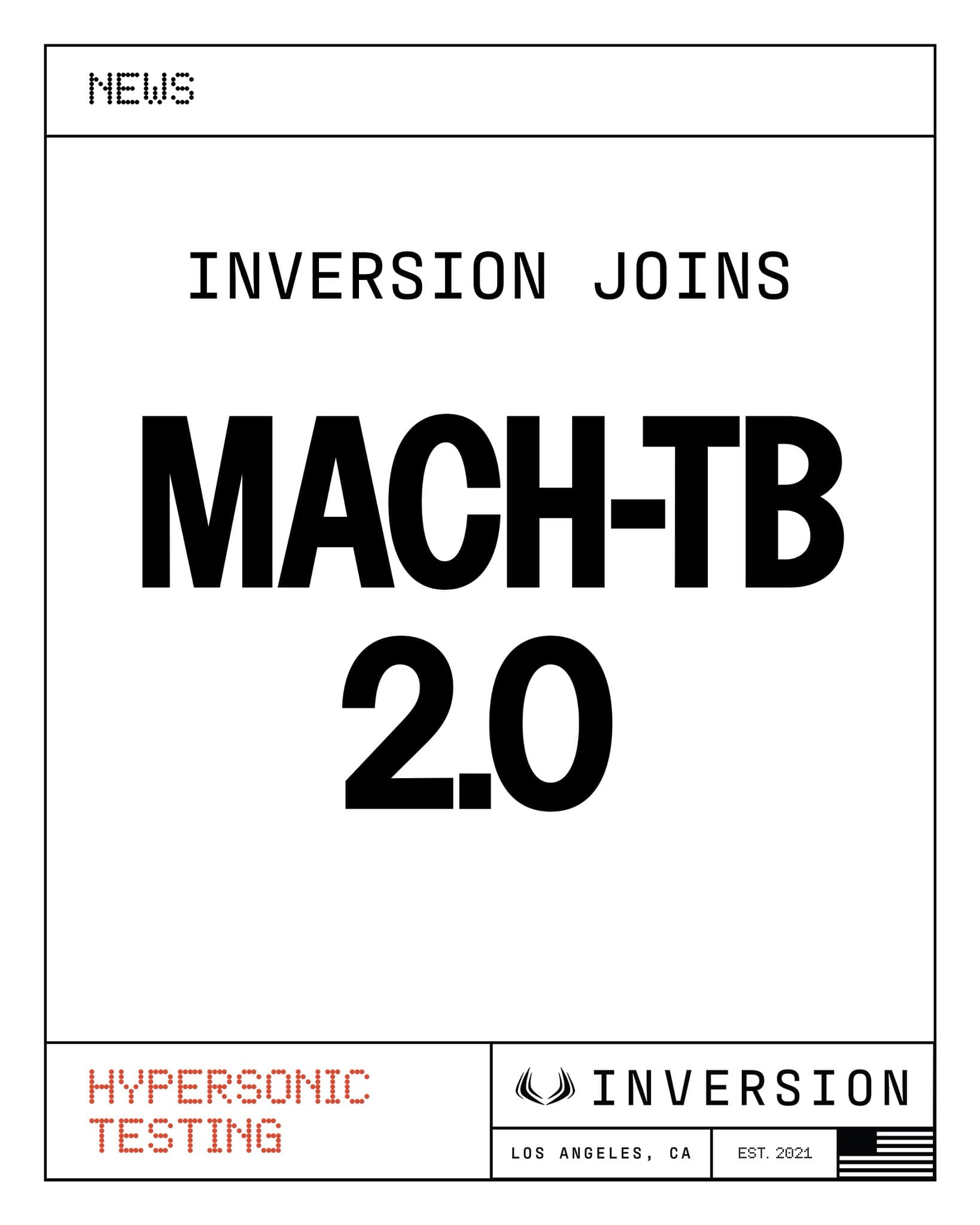 Image for Inversion Joins Kratos-Led $1.45 Billion Hypersonic Testing Program