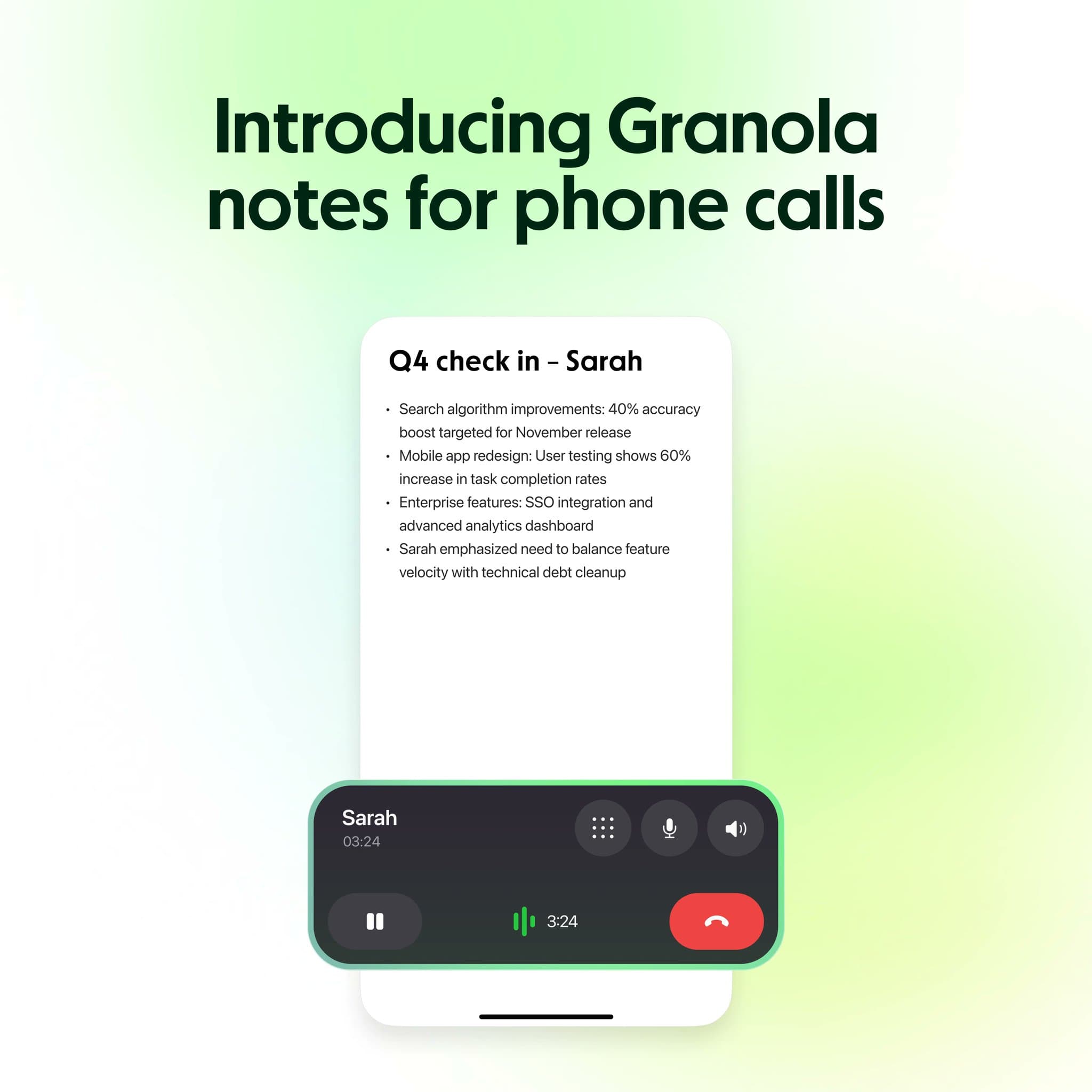 Image for Granola Launches AI-Powered Call Note-Taking Feature for iPhone