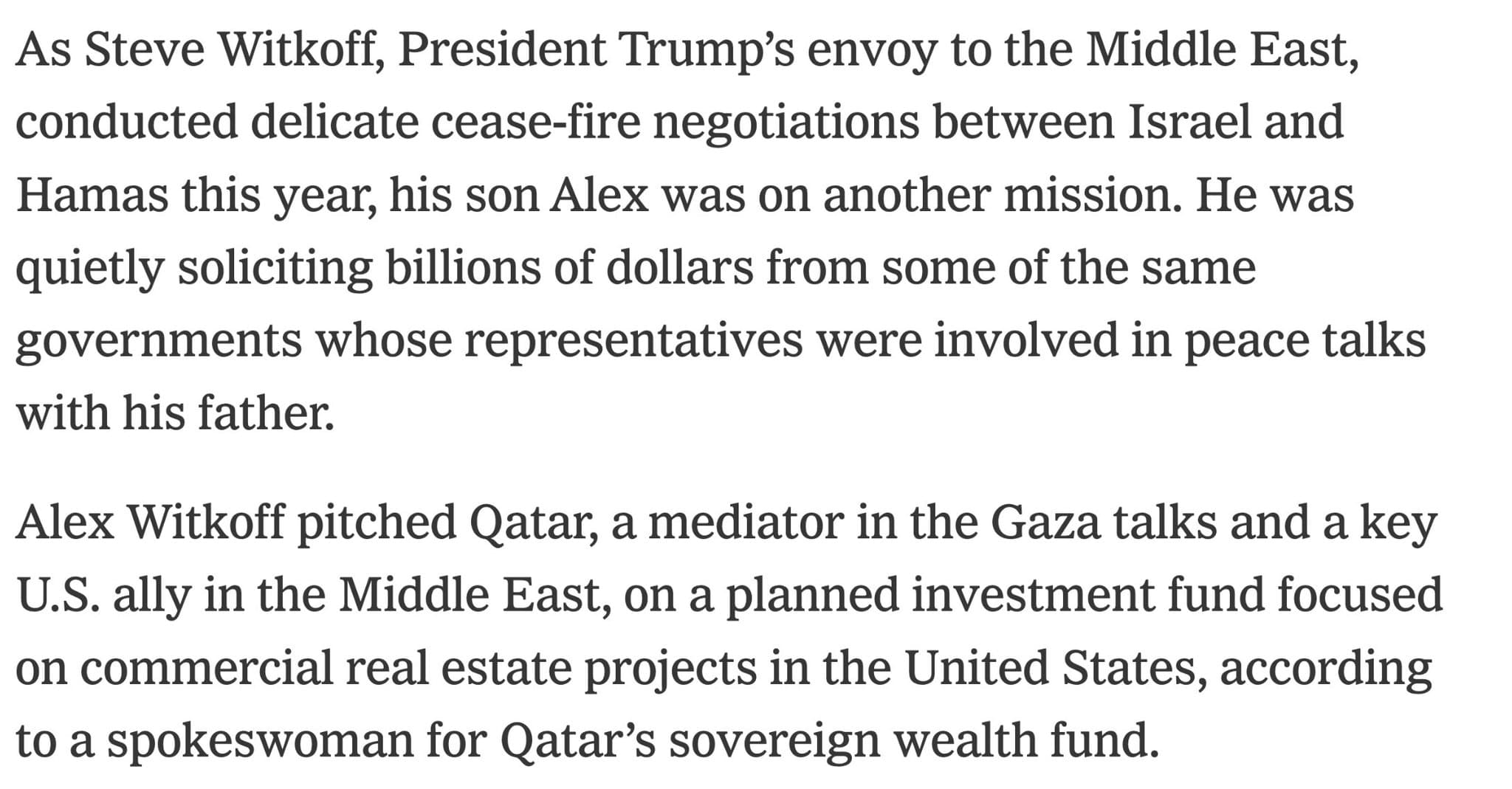 Image for Journalist Michael Weiss Alleges "Stunning Corruption" Involving U.S. Envoy Witkoff, Ortagus, and Qatari Interests