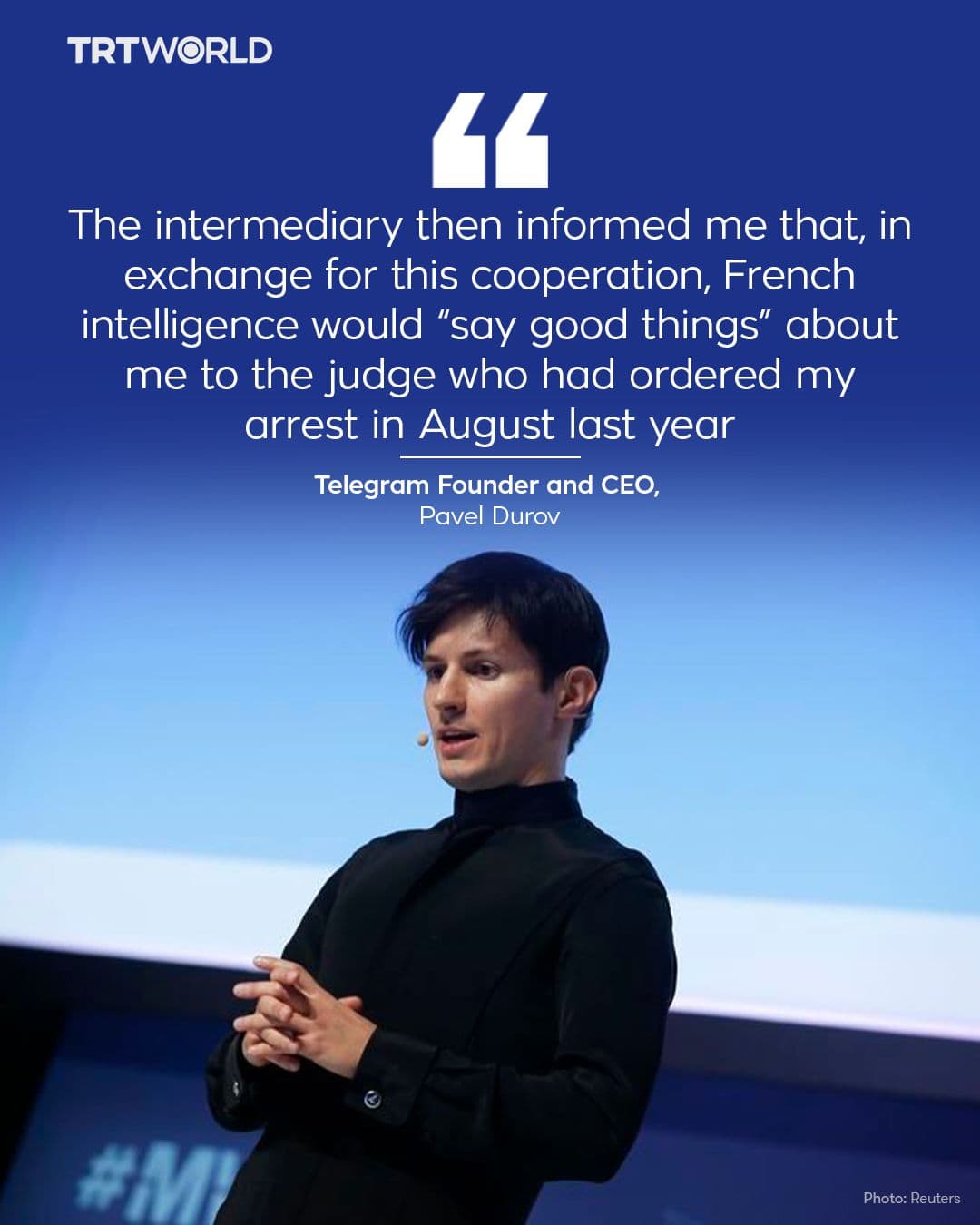 Image for Telegram CEO Durov Alleges French Intelligence Linked Election Censorship to His Arrest