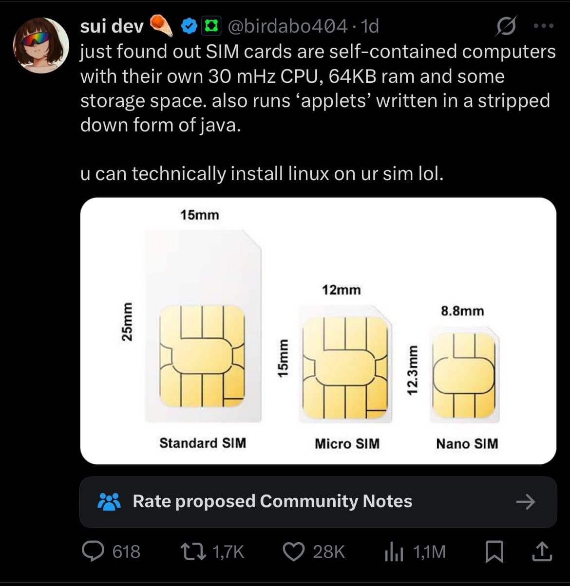 Image for SIM Cards Feature Java-Based OS, Not Full Linux, Experts Clarify
