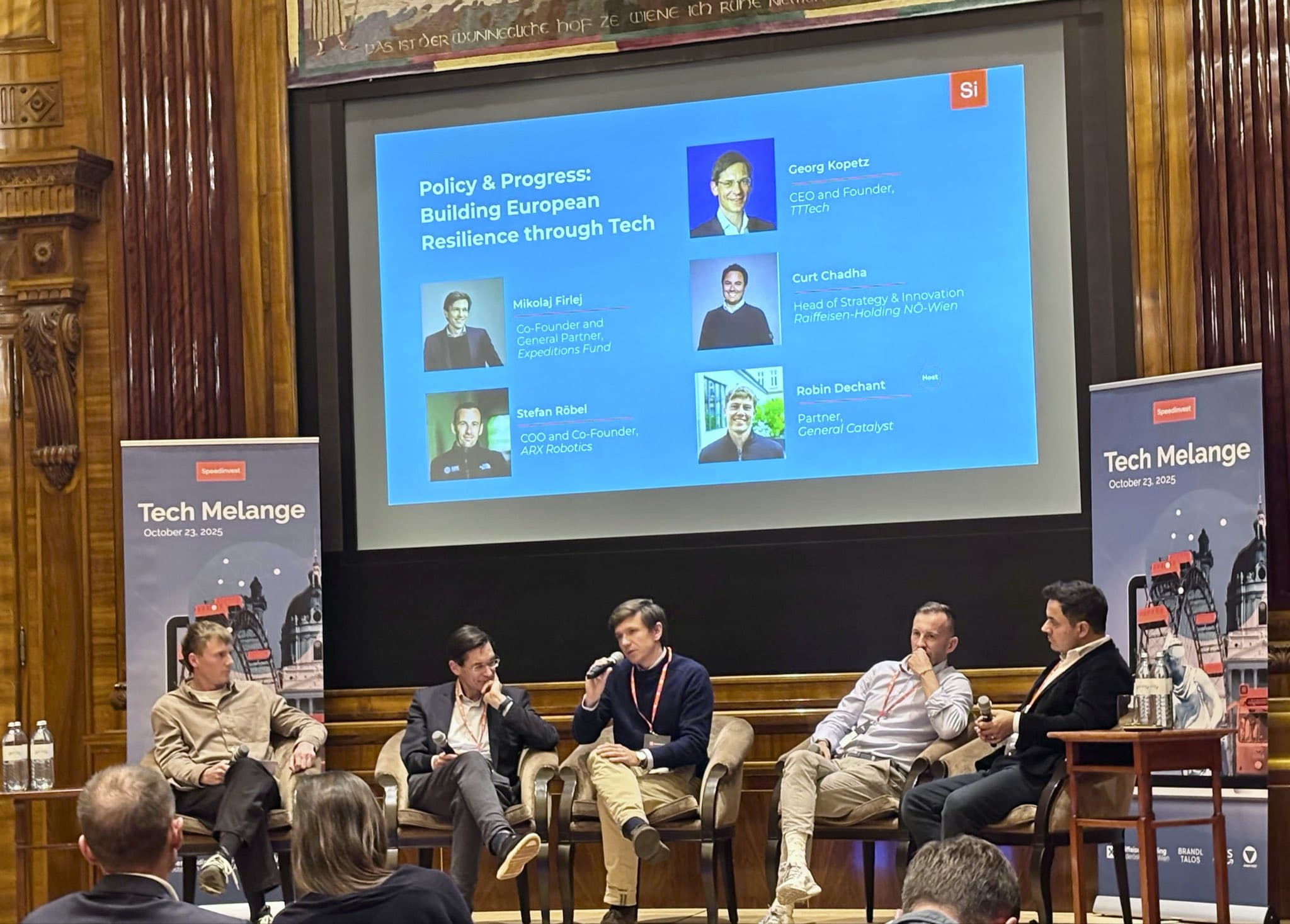 Image for Robin Dechant Highlights European Resilience at Tech Melange Vienna