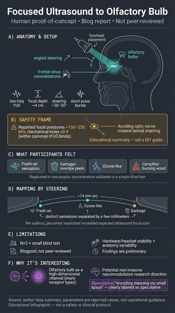 Image for Ultrasound Successfully Triggers Specific Scents Directly in Human Brain, Marking a Scientific First