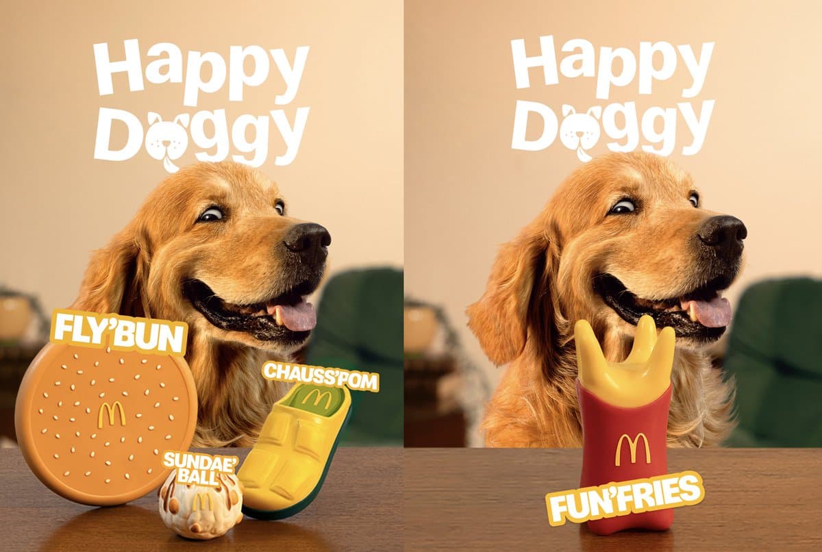 Image for McDonald's France Launches World-First "Happy Doggy" Campaign with Pet Toys