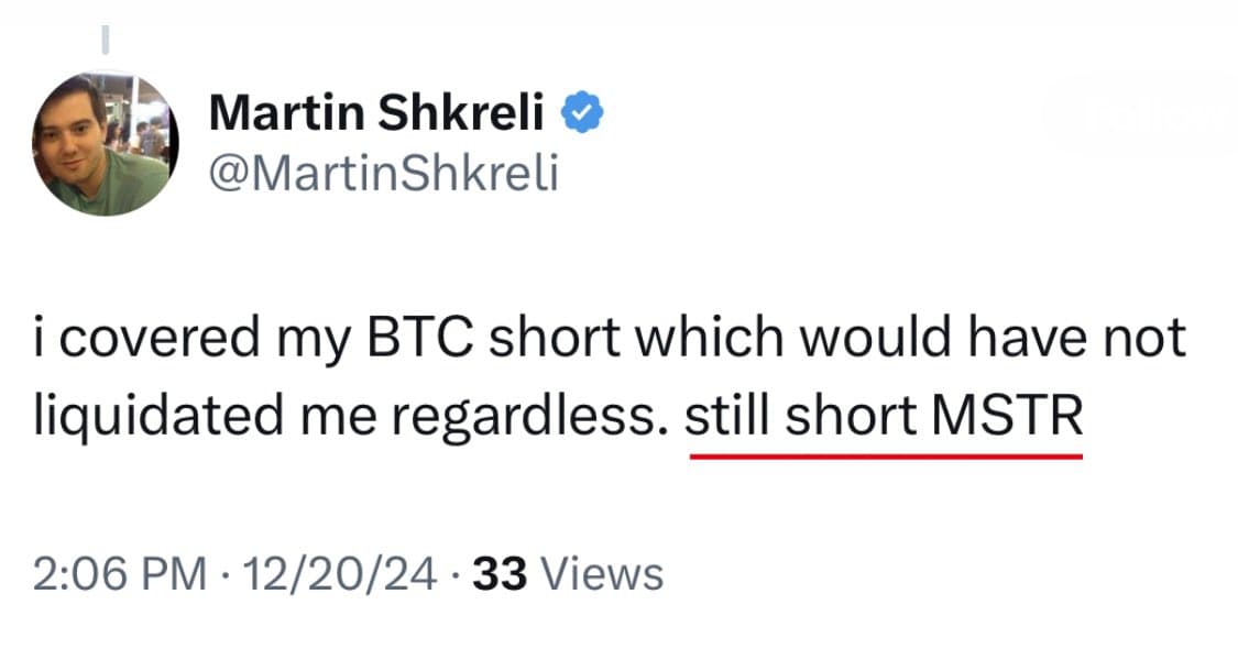 Image for Martin Shkreli Comments on -1.5% Market Shift in Latest Online Series